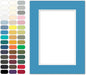 Poster Master Bay Blue Matboard – 4-Ply Acid-Free Picture Mat Board with 45° Beveled Cut, Made in USA, Custom Cut to Any Size, 1/16" Thickness for Framing & Displays