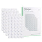 350 Pcs (0.79 Inch Diameter) 20mm Double Sided Adhesive Glue Round Dots Stickers Removable Clear Sticky Tack Putty Waterproof for Balloon, Crafts, Art Decoration