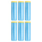 uxcell Pre-Taped Masking Film, 4.9ft x 66ft Plastic Paint Drop Cloth with Medium-Tack Painters Tape for Painting Spraying Protection Blue Film 6Pcs