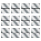 Laser Engraving Blank Silver ABS Double Color Plastic Sheet, 11.8x6.49x0.05 inch Materials Double Color Plastic Sheet for Interior Signs, Badges, DIY Carving Pack of 12 (Silver)