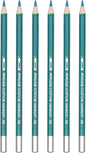PATIKIL Watercolor Pencil, 6Pcs Water Soluble Pencils for Blending, Coloring, Sketch Drawing, Painting, Bright Blue