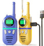 Walkie Talkies for Kids Rechargeable,Toys for Boys and Girls Ages 3-12, 2 Pack Long Range 2-Way Radios, Birthday Gifts,Christmas Stockings, Outdoor Play, Family Games, Hiking Camping Gear