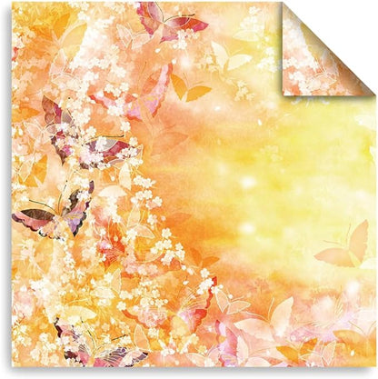 Origami Paper Kit 100 Sheets 70GSM 6 Inch Square Double Sided Color 100 Vivid Solid Colors for Hand Crafts Origami Paper Arts Creativity. Bohemian Blossom