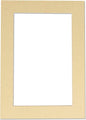 11x14 Mat for 8.5x11 Photo - Precut Tan Picture Matboard for Frames Measuring 11 x 14 Inches - Bevel Cut Matte to Display Art Measuring 8.5 x 11 Inches - Acid Free ONE MAT