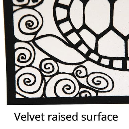 S&S Worldwide Velvet Art To Go! 2 Spiral Bound Coloring Books w/Perforated Cardstock Pages, Fuzzy, Felt, Great for Travel: Planes, Cars, Backpacks, 20 Different Projects Total, Kids & Adults, 4"x6".