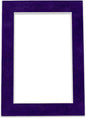 8x10 Mat Bevel Cut for 5.5x8.5 Photos - Acid Free Purple Crocus Suede Precut Matboard - For Pictures, Photos, Framing - 4-ply Thickness