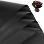 FUHITIM 20 Sheets Flower Wrapping Paper - Waterproof Floral Bouquet Packaging Paper for DIY Crafts，Florist Supplies Packaging Paper for Wedding Birthday Gift (Misty Black)