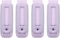 PATIKIL 4 Pack Erasers, Sliding Retractable Eraser Push Pull Cute Pencil Erasers Soft Large Easy to Clean with Plastic Sleeve for Sketching Drawing Artists Teacher Pencils, Purple