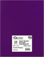 PA Paper Accents Stash Builder Cardstock 8.5" x 11" Purple Majesty, 65lb colored cardstock paper for card making, scrapbooking, printing, quilling and crafts, 25 piece pack