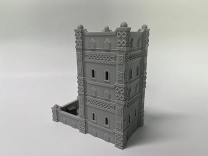 HAUTICO Dwarf Dice Tower Terrain Scenery for 20-28mm Miniatures Wargame, D&D Table Top Game Paintable