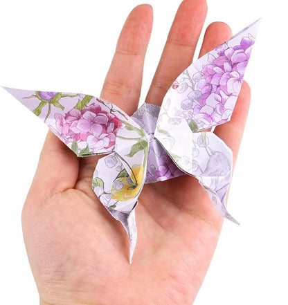 Origami Paper Kit 100 Sheets 70GSM 6 Inch Square Double Sided Color 100 Vivid Solid Colors for Hand Crafts Origami Paper Arts Creativity. Season
