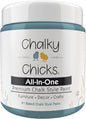 Chalky Chicks 8 Fl Oz Matte Y Blue (Blue) Chalk Paint for Furniture Without Sanding - No Prep Furniture Paint No Sanding All in One for Crafts, Wood, Walls, Cabinet, Metal, Dresser, Farmhouse