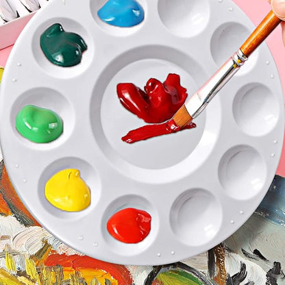 Hulameda 4ps-Paint Tray Palettes, Paint Pallet, Paint Holder, Plastic Palette, Paint Tray Pallets for Kids to Painting or Have a Birthday Painting Party