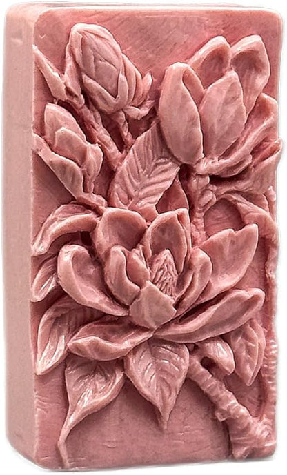 Magnolia Silicone Mold for SOAP Making, Candle, Resin and Other Crafts Flower