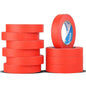 Red Painter's Tape,1 inch x 60 Yards x 10 Rolls (600 Yards Total) - Medium Adhesive Bulk Multi Pack Masking Tape for Painting,Labeling,DIY Crafting,Decoration and School Projects