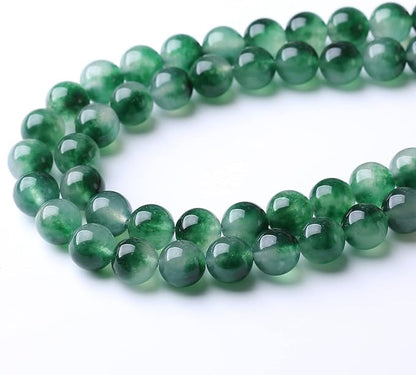 48PCS 8MM Aquatic Agate Stone Beads Energy Healing Beads for DIY Jewelry Bracelet Necklace Making for Jewelry Making 15Inch