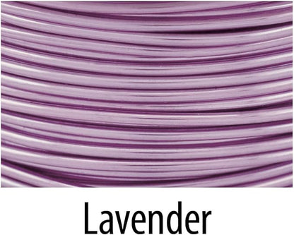 Artistic Wire, 22 Gauge Tarnish Resistant Colored Copper Craft Jewelry Wrapping Wire, Lavender, 15 yd