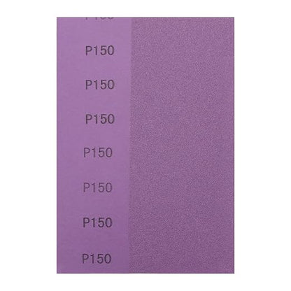 Sandpaper 150 Grit,Wet Dry Sanding Sheets,High Performance Ceramic Abrasive Sand Paper for Wood Furniture Finishing,Metal Grinding,Automotive Polishing,9 x 3.6 Inch,25-Pack