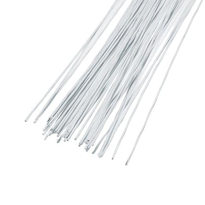 Decora 22 Gauge White Floral Wire 16 inch,50/Package