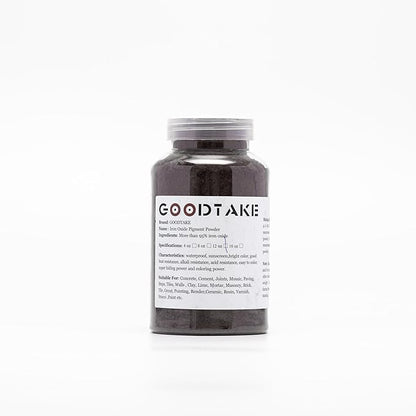 GOODTAKE Coffee Concrete Color Pigment, Cement Color Pigment Dye Iron Oxide Powder for Grout, Mortar, Plaster, Paint, Clay, Ceramic, Resin (Coffee, 20 oz)