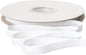 Ribbli Polyester White Velvet Ribbon,3/8 Inches Continuous10-Yard Spool,Christmas Ribbon for Gift Wrapping,Floral Bouquets, Home Decor