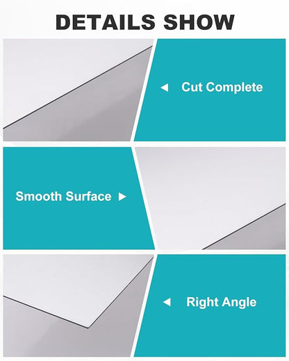 8 Pcs 20 Gauge Steel Sheet Metal 12" x 6" Cold Rolled Steel Plate Sheet Metal Weldable for DIY Craft Projects, Industrial, Professional