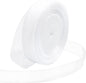 Ribbon for Gift Wrapping 3/4 inch White Sheer Organza Ribbon for Flower Bouquet Tulle Thin Chiffon Ribbons for Wedding Invitations Christmas Halloween Presents Decorations Crafts 50 Yards