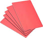 uxcell Blank Metal Card 100x60x1mm Anodized Aluminum Plate for DIY Laser Printing Engraving Red 5 Pcs