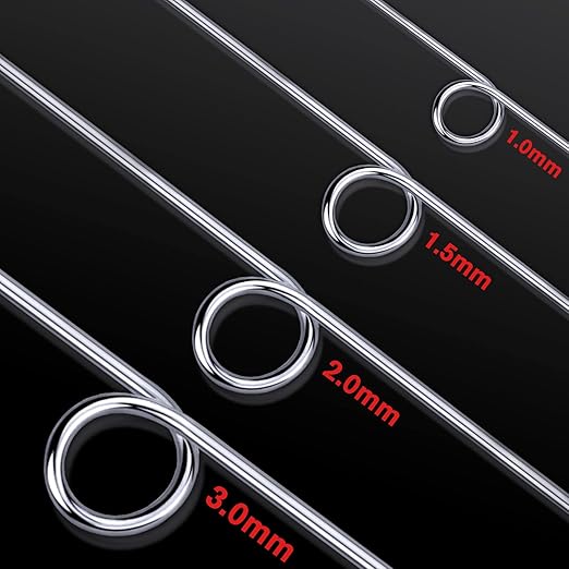 Aluminum Craft Wire, 32.8 Feet 3.0 mm/ 8 Gauge Silver Bendable Soft Metal Aluminum Wire Roll Bulk for DIY Crafts Sculpting Jewelry Making