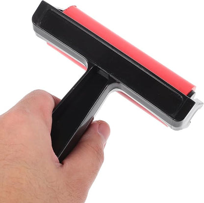 Ciieeo 10 Pcs Red Roller Mini Tools Hand Tools Tools Printmaking Brayer Hard Rubber Applicator DIY Craft Brush Manual Rubber Roller Small Brayer Painting Roller Ryle Plastic Ink