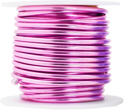 Mandala Crafts 2.5mm 10 Gauge Pastel Color Anodized Aluminum Wire for Sculpting, Armature, Jewelry Making, Gem Metal Wrap, Garden, Colored and Soft, 4 Rolls