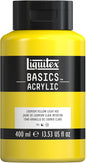 Liquitex BASICS Acrylic Paint, 400ml (13.5-oz) Bottle, Cadmium Yellow Light Hue