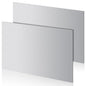 2 Pcs 18 Gauge Steel Sheet Metal 12" x 9" Cold Rolled Steel Plate, Weldable Metal Sheets for Professional, Industrial, DIY Use