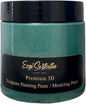 3D Sculpture Painting Paste|Texture Paste|Decorative Plaster|Unique Colors|Ideal for Artwork|Stencil|Flowers|Texture|Art Relief| 6 oz (Metallic Green)