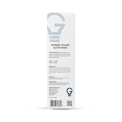 Intelligent Lightweight Volume & Texture Styling Powder | Natural Matte Look For Men & Women of All Hair Styles | Extreme Hair Fullness | 12g