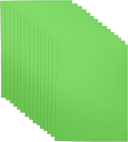 Light Green EVA Foam Sheets for Crafts, 9 x 12 Inch, 2mm Thickness, 15 Pack – Ideal for DIY Arts and Crafts, Foam Paper for Kids, Cosplay and Costumes