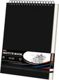 9" x 12" Sketch Book, Top Spiral Sketchbook Hardcover, 68lb (100gsm) Drawing Paper Pad & Sketch Paper, 1-Pack Sketch Pads for Drawing for Adults, Professional Art Supplies for Teens & Artist Gifts.