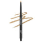 Smudge Proof Eyeliner, Waterproof Retractable Eye liner with Brush, Matte and Shimmer Eyeliner Pencil, Creamy Texture, Long lasting & Smooth(43 Gold Dust Shimmer)