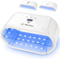 JDiction UV Light for Resin, Wireless UV Resin Lamp with 48 LED Beads, Long Time Setting (1min, 3min, 5min, 10min), Rechargeable 48W Powerful Cordless Curing Tool for Jewelry Making Crafts