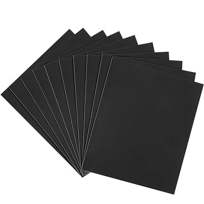 1000 Grit Sandpaper, 9 x 11 Inch Wet Dry Sand Paper Hand Abrasive Sanding Sheets for Wood Metal Automotive Sanding and Polishing, Fine - 10 Sheets