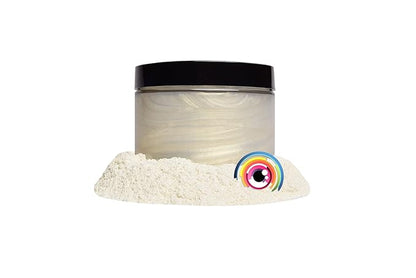 Mica Powder Pigment “Ghost Gold White” (50g) Multipurpose DIY Arts and Crafts Additive | Woodworking, Natural Bath Bombs, Resin, Paint, Epoxy, Soap, Nail Polish, Lip Balm