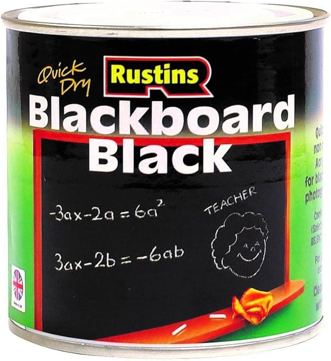 Rustins Blackboard Black Paint 100ml