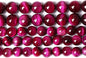 32PCS 12mm AAA Natural Rose Red Tiger Eye Agate Stone Round Loose Beads for Jewelry Making Semi-Precious Beads DIY Bracelet Necklace (Rose Red Tiger Eye Stone, 12mm)