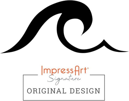 ImpressArt - Wave Steel Punch, Metal Stamping Tools for Custom Jewelry Making & Art Projects (6mm)
