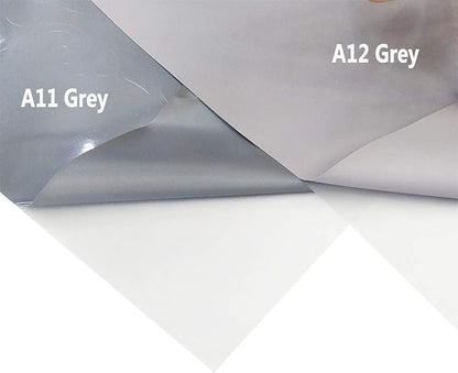 guangyintong Heat Transfer Vinyl Gray HTV Rolls, 12" x 10ft Gray Iron on Vinyl for T-Shirts, Matte Surface HTV Vinyl for All Cutter Machine Easy to Cut & Weed for Heat Vinyl DIY Design
