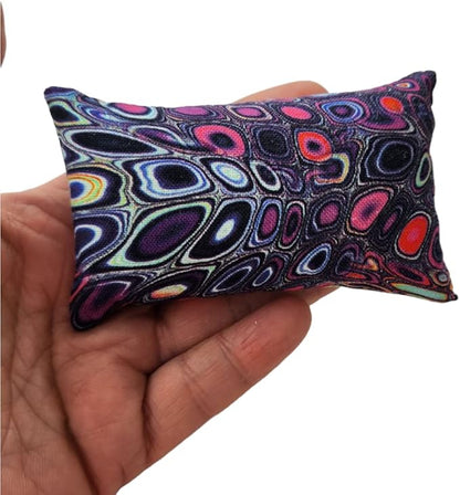 Emery Pincushion for Sewing - Filled with Abrasive Emery Sand - Handmade in USA (2"x3", Midnight at Woodland)