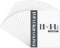 Prudiut 15 Pack 11x14 Backing Boards Only, Uncut White Mat Board Acid Free Mat Board for Photos, Prints, Artworks