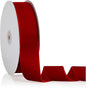1.5" X 20 Yards Red Velvet Ribbon for Christmas Tree Wreath Decoration Handmade Crafts Ornaments Gift Wrapping & Bow Making