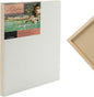 Da Vinci Pro Ultra Smooth Wood Canvas Gesso Board - 3/4" Deep, 3x3 Single White Acrylic Polymer Gesso Panels for Painting Fine Portraits and Ultra Fine Detail Illustrations and Artwork