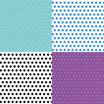 Pattern Paper Pad 6x6 - Spring Summer Brights Basics Spots Scrapbooking Card Making Craft, Single-Sided Scrapbook Premium Paper Collection, Cute Origami Paper Decoration Supplies – 24pcs